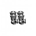 KIT PISTONS ET CYLINDRES92mm 1835CC FORGE