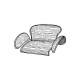 TAPIS COFFRE ARRIERE GRIS BONNE QUALITE 65-72
